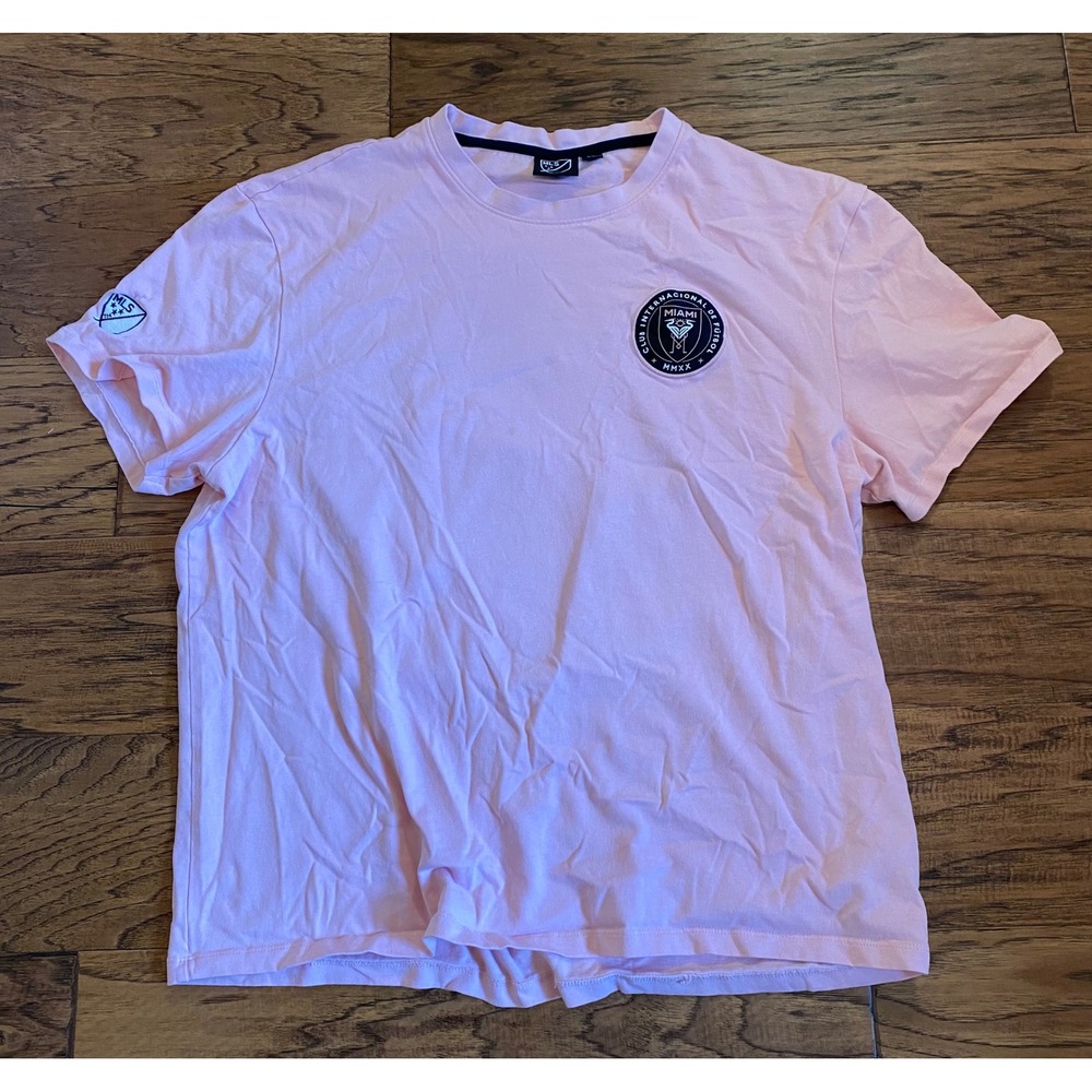 MLS Inter Miami CF T-Shirt Mens 2XL Pink Club Internacional de Futbol Soccer Tee